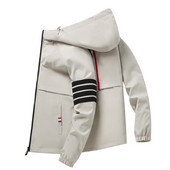 Μπουφάν 2022 Νέο Ανοιξιάτικο μπουφάν με κουκούλα Ανδρικά ρούχα Κορέα Μόδα Ανδρικά παλτό Streetwear Harajuku Y2k Μακρύ μανίκι Ρούχα σε Ρούχα