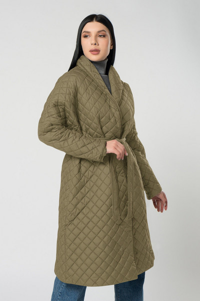 Ardm gara taisna ziemas jaka sieviešu mētelis ar rombveida rakstu ikdienišķas jostas Sieviešu parkas Lielizmēra dūnu kokvilnas topi Ārdrēbes