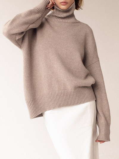 2022. gada sieviešu retro stila trikotāžas korejiešu modes ielas apģērbs ar garām piedurknēm, džemperis, melns liela izmēra džemperis