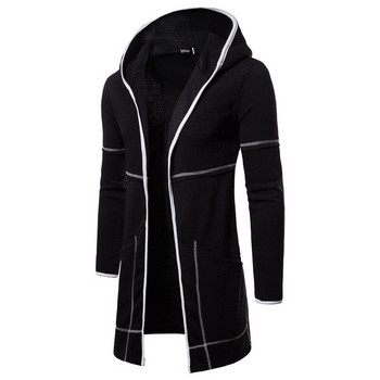 Ανδρική ζακέτα New Style Ζακέτα ζεστό φθινοπωρινό χειμωνιάτικο παλτό Νέα μόδα Μακρύ παλτό Casual Solid outwear Ζακέτα