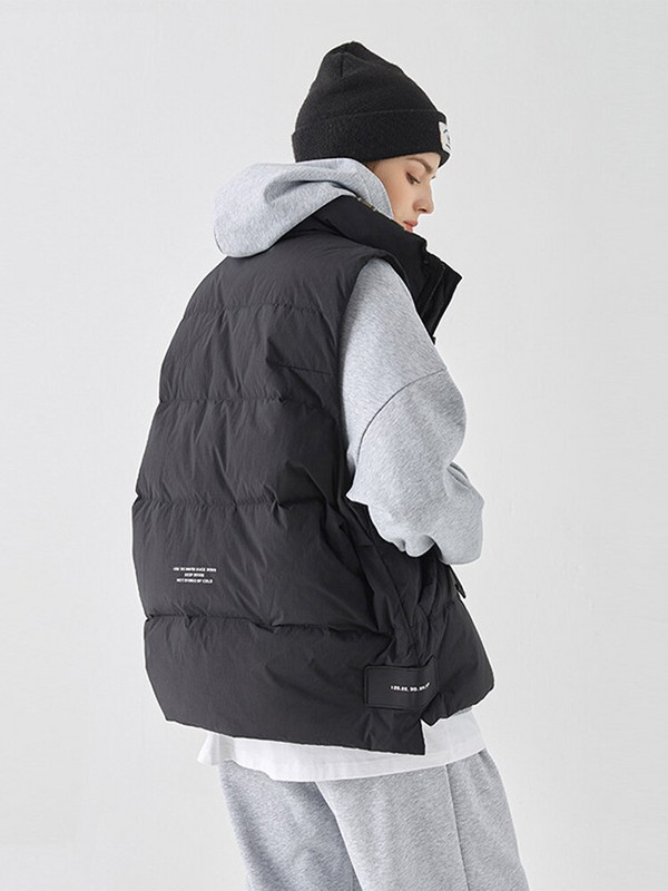 Ziemas veste Sieviešu dūnu kokvilnas vestes Sieviešu ziemas silta jaka bez piedurknēm Sieviešu modes mētelis ar rāvējslēdzēju viduklis Chaleco Mujer