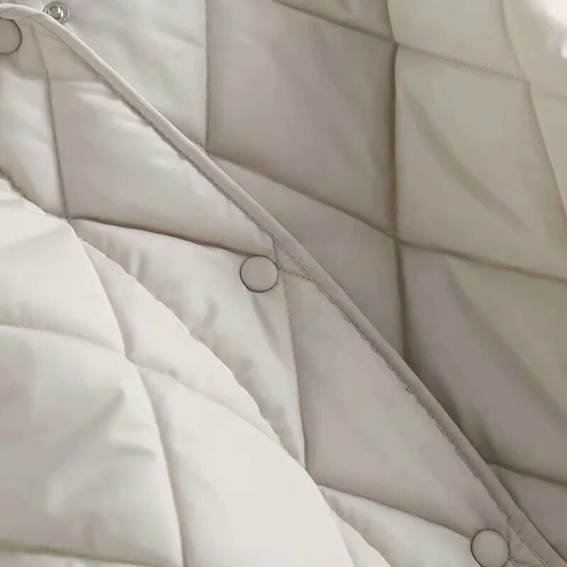 XNWMNZ 2021. ziemas lielizmēra modes retro rūtains parks ar kapuci sievietēm, ikdienas kabatas, kokvilnas jakas, mētelis, brīvi gari sieviešu apģērbi