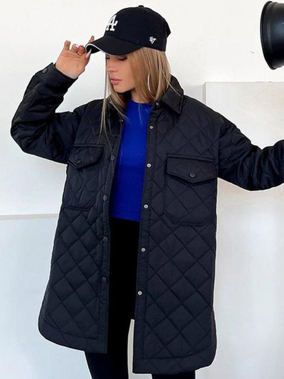 Široki topli kaputi Parke Ženske jesenske zimske ležerne jednobojne pamučne odjeće na vezanje oko struka Ženska jakna