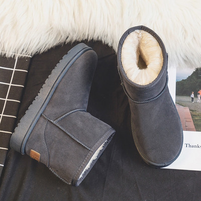 Marka Ženske cipele Australske čizme Zimske cipele Okrugli vrh Čizme s ravnom petom - Ženske modne snježne niske 2022. Ženske pamučne gležnjeve