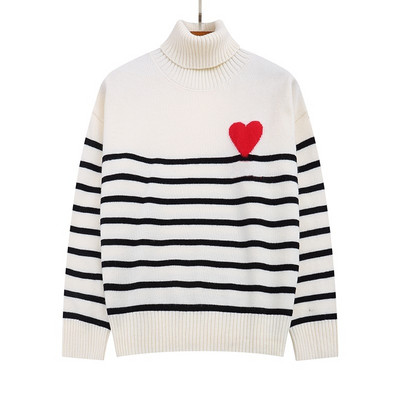 Versija A franču modes zīmols Big Love Džemperis ar augstu apkakli Persiku sirds vīriešiem Sieviešu brīvs, silts apģērbs pāriem Y2k Trf 2022