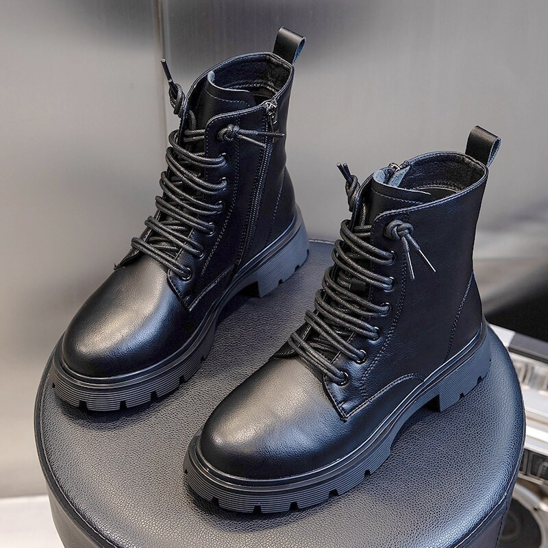 Autentiskas ādas apavi sievietēm 2022. gada ziema, eleganti kažokādas puszābaki, sieviešu luksusa dizaineru apavi, sieviešu platformas, papēži, Botins