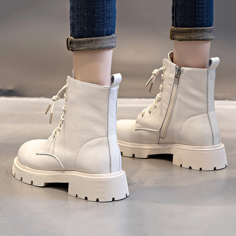 Autentiskas ādas apavi sievietēm 2022. gada ziema, eleganti kažokādas puszābaki, sieviešu luksusa dizaineru apavi, sieviešu platformas, papēži, Botins