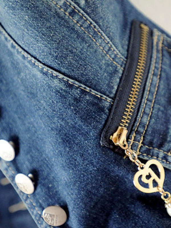 JMPRS naiste teksariidest vest mood tõmblukk Kevad teksad jakk varrukateta lahtine lühike mantel põhjus sinine vestid 5XL