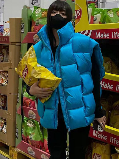 Lagabogy 2022. g. luksusa ziemas sieviešu trikotāžas silta veste bez piedurknēm sievietēm