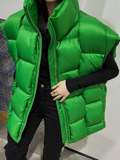 Lagabogy 2022. g. luksusa ziemas sieviešu trikotāžas silta veste bez piedurknēm sievietēm