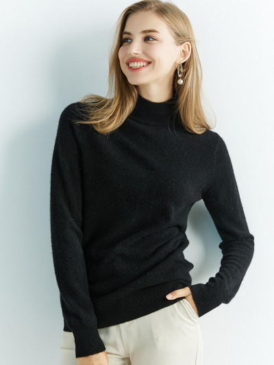 Ženski pleteni pulover Džemper od kašmira 100% merino vuna O-izrez Vintage pulover 2022 Zima Jesen Džemper Odjevni gornji dio Ženski