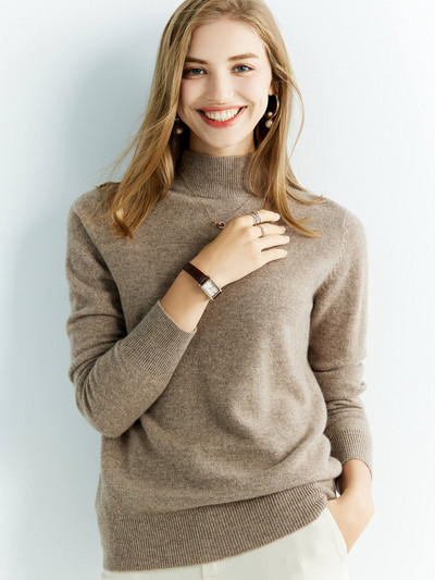 Ženski pleteni pulover Džemper od kašmira 100% merino vuna O-izrez Vintage pulover 2022 Zima Jesen Džemper Odjevni gornji dio Ženski