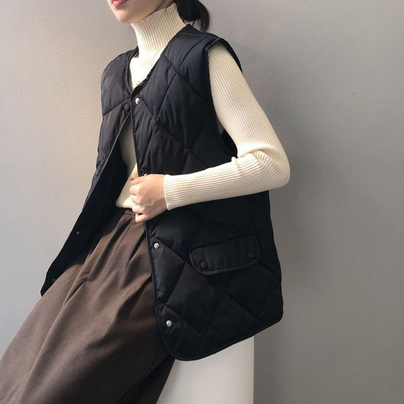 Sieviešu jakas brīvas kokvilnas stilīgas minimālistiskas ikdienas sieviešu jakas Lazy korejiešu stila retro universāls rudens Harajuku elegants