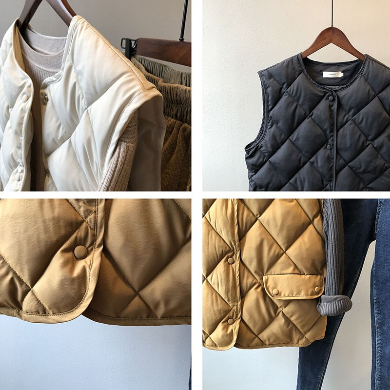 Sieviešu jakas brīvas kokvilnas stilīgas minimālistiskas ikdienas sieviešu jakas Lazy korejiešu stila retro universāls rudens Harajuku elegants