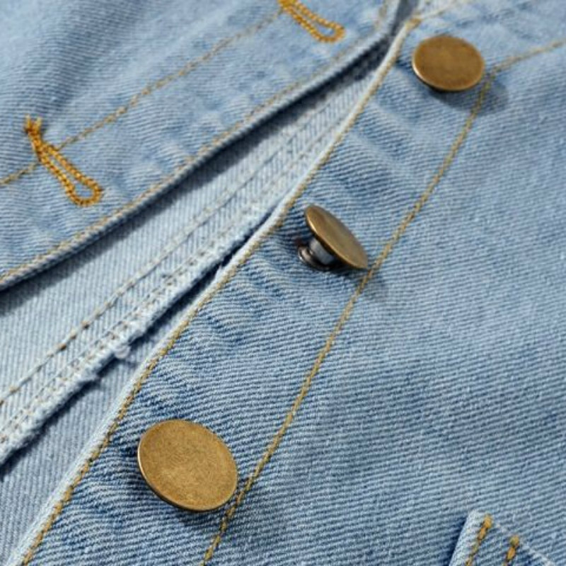 Mellények Női Tavasz Nyár All0match BF Style Ujjatlan Diák Tini Kabát Farmer Chic Basic Egyszerű Női Felsőruházat Új