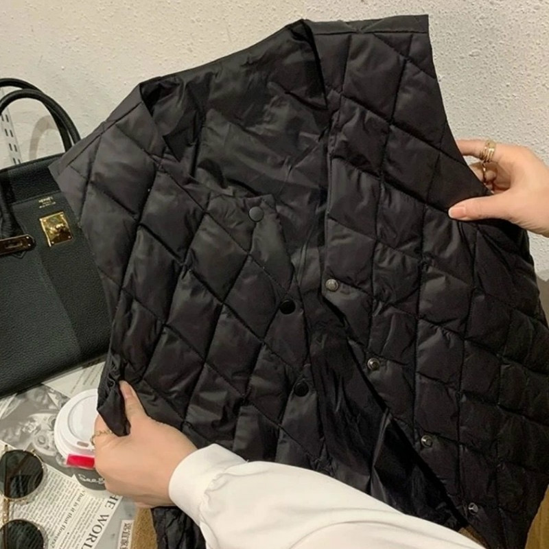 Sieviešu vestes, siltas ar V veida kakla izgriezumu korejiešu versijas, universālas, stilīgas, ikdienas karstās izpārdošanas, vienkāršas, brīvas, mīkstas sieviešu vestes bez piedurknēm