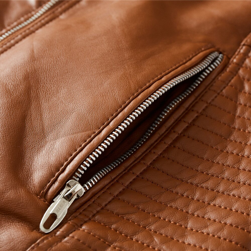 Street Trendy Rudens ziemas vīriešu stāvapkakle vienkrāsains lokomotīves PU ādas jaka liela izmēra ikdienas ādas jaka