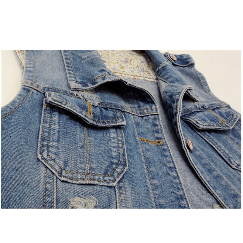 Ženska traper jakna s jednim kopčanjem, prsluk, kratka gornja odjeća, velike veličine, bez rukava, uske traperice, jakna, prsluci, ležerni gornji dijelovi 6XL