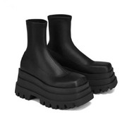 Πλατφόρμα Γυναικείες μπότες αστραγάλου γοτθικού στυλ Cool γυναικείες μπότες μάχης 2022 Ολοκαίνουργιες μπότες street γυναικείων παπουτσιών μεγάλο μέγεθος 42