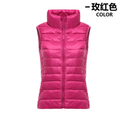 90% balta pīļu dūnu sieviešu veste ziemas Ultra Light Duck Down Vest bez piedurknēm Jaka veste rudens sarkana melna balta zila veste