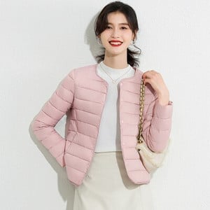 Γυναικεία Μπουφάν Παλτό Χειμερινά Πανωφόρια 2022 Νέο Γυναικείο Φθινοπωρινό Ζεστό Παλτό Lady Ultralight Γυναικείο Αντιανεμικό Ρούχα Parka