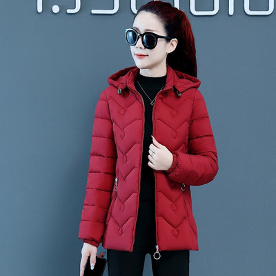 Sieviešu jakas Sieviešu Mēteļi Ziemas Solid Parkas Sieviešu Apģērbs Kapuce Rāvējslēdzējs Silts Jakas Sieviešu Rudens Īpaši Viegls Virsdrēbes