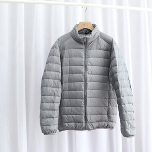 Schinteon vīriešu īpaši viegla baltā pīļu dūnu jaka plāns mēteļa statīvs apkakle pavasaris rudens ikdienas vienkāršs virsdrēbes jauns