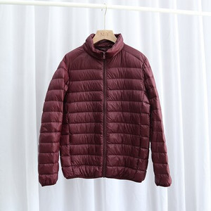 Schinteon vīriešu īpaši viegla baltā pīļu dūnu jaka plāns mēteļa statīvs apkakle pavasaris rudens ikdienas vienkāršs virsdrēbes jauns