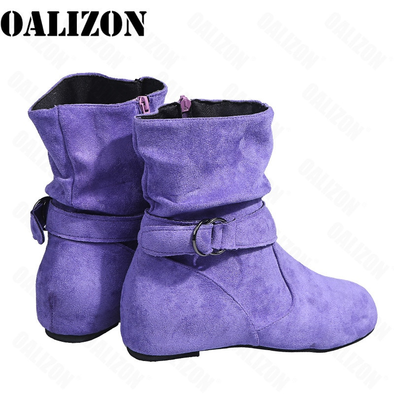 Sieviešu silta sniega modes zābaki, neslīdoši plakani apavi zamšādas 2022. gada jauns ziemas dizainera staigāšanas motocikla zābaki Mujer platformas zābaki, puszābaki