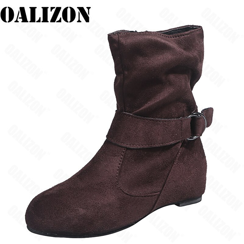 Sieviešu silta sniega modes zābaki, neslīdoši plakani apavi zamšādas 2022. gada jauns ziemas dizainera staigāšanas motocikla zābaki Mujer platformas zābaki, puszābaki