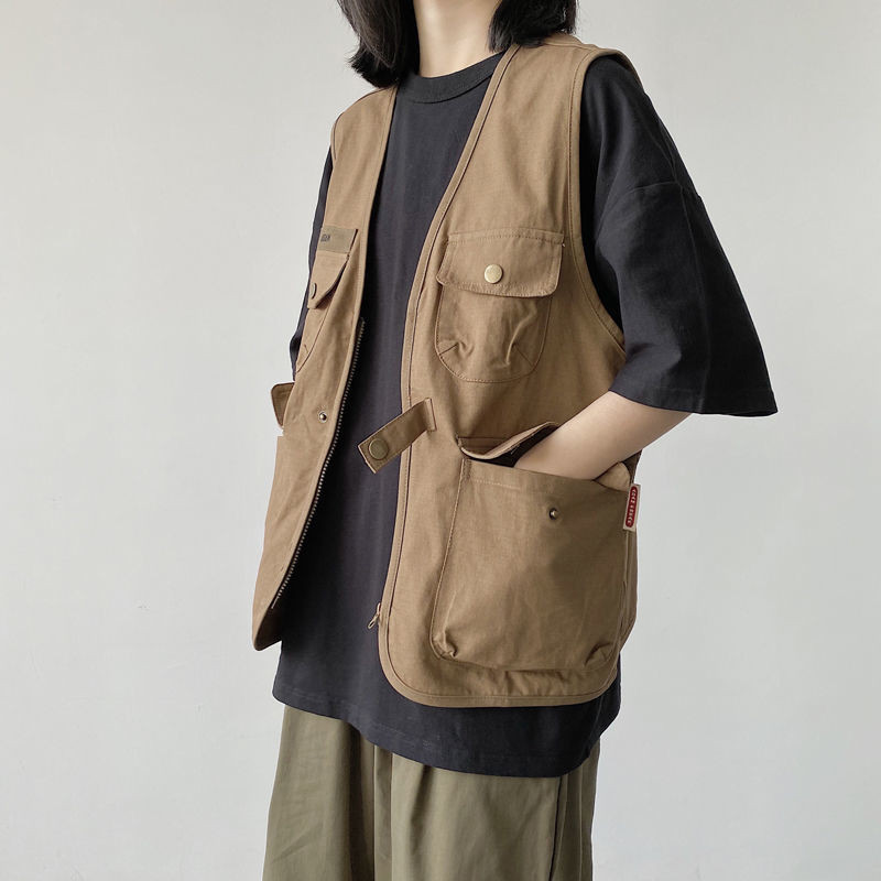 Γιλέκα Γυναικεία φαρδιά Παντός αγώνα Απλή Μόδα Ζευγάρι Δημοφιλή Vintage Solid Preppy Teens Chic Cozy Bf High Street New Hot Έκπτωση