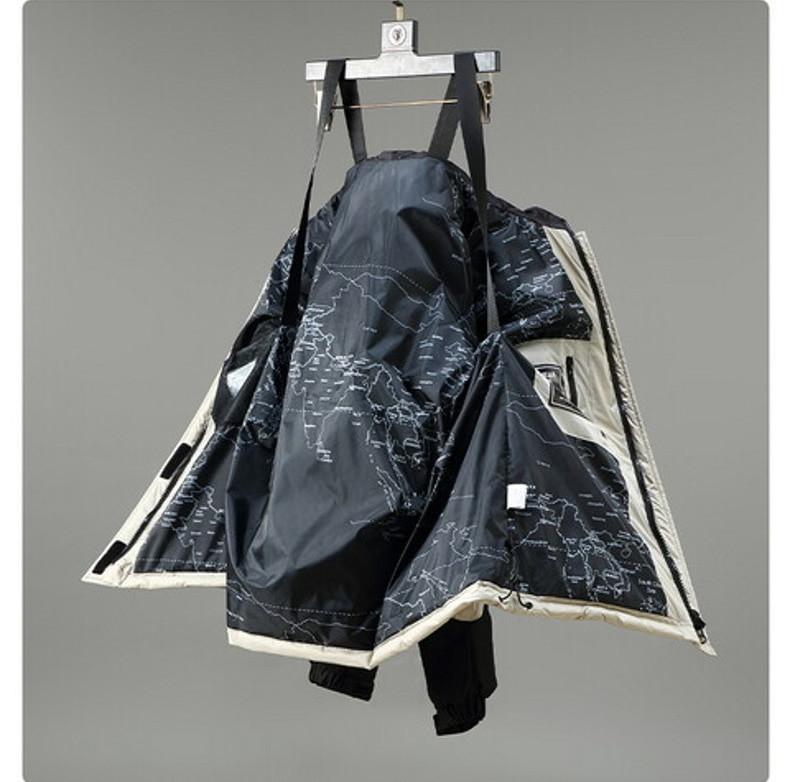 Ziemas jauns vīriešu sieviešu ikdienas dūnu jaka ar kapuci Bieza silta vīriešu apģērba balts pīļu dūnu mētelis, moderns ar cepuri parkas