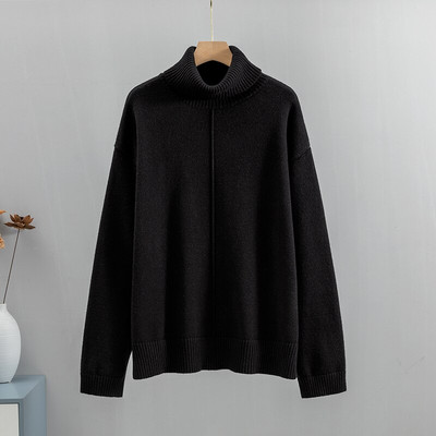 GIGOGOU Υψηλής ποιότητας Oversized Χαλαρό Φθινοπωρινό Χειμώνα Γυναικείο πουλόβερ με ζιβάγκο Μόδα Πλεκτό Ζεστό πουλόβερ Γυναικείο πουλόβερ