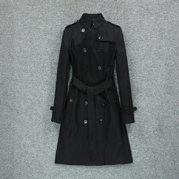 British Double Breasted Trench Coat Αδιάβροχη καμπαρντίνα για γυναίκες