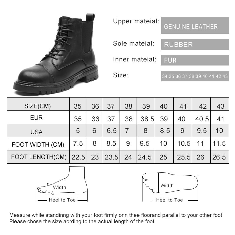 Marton Μπότες Γυναικεία βρετανικό στιλ Χειμώνας 2022 Νέα γυναικεία  με κορδόνια Μπότες Chelsea Γυναικείες μπότες με χοντρή γούνα