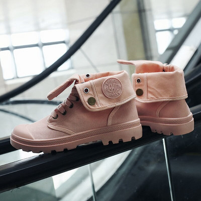 Pavasara un rudens sieviešu retro ikdienas zābaki āra augstie apavi modes neslīdoši īsi zābaki audekla darba apavi