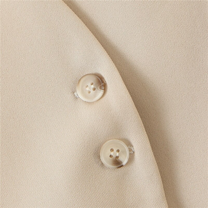 Sieviešu veste ar vienrindu darba apģērbu, tievs īss Veste Femme 2020. gada jauna rudens veste Biroja sieviešu jaka bez piedurknēm