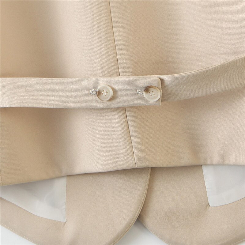 Sieviešu veste ar vienrindu darba apģērbu, tievs īss Veste Femme 2020. gada jauna rudens veste Biroja sieviešu jaka bez piedurknēm