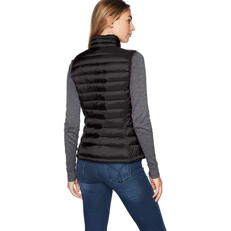 Sieviešu bezpiedurkņu veste Jakas Ziemas modes sievietēm ar kokvilnu polsterētas veste Mēteļi Vīriešu apkakle Silta Vestes Apģērbs