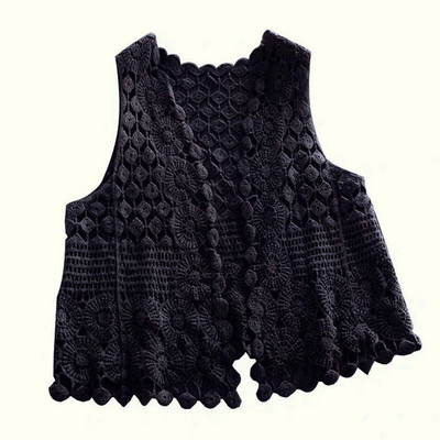 Vestes Sieviešu dobas, Solid Harajuku Retro Atpūta Visiem piemērotiem vasaras trikotāžas ielu apģērbi Vienkāršs ar vaļēju dūrienu mākslas virsdrēbes sievietēm