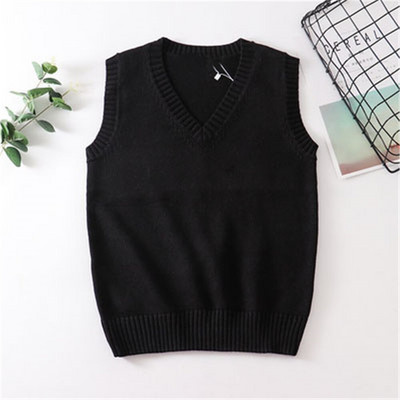 Korejas mode 2020 Japāna Skolas meiteņu formas tērps Veste Džemperis Navy Ikdienas ielas apģērbs Modes retro sieviešu jauni topi PZ3071