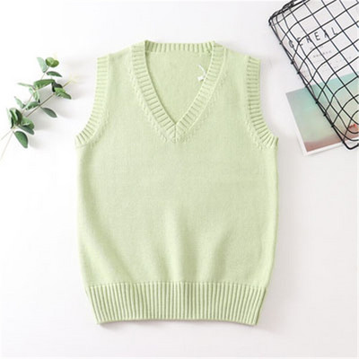 Korejas mode 2020 Japāna Skolas meiteņu formas tērps Veste Džemperis Navy Ikdienas ielas apģērbs Modes retro sieviešu jauni topi PZ3071