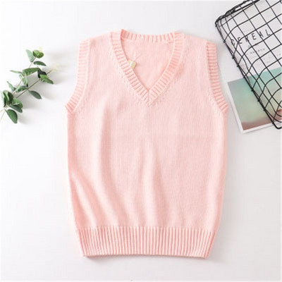 Korejas mode 2020 Japāna Skolas meiteņu formas tērps Veste Džemperis Navy Ikdienas ielas apģērbs Modes retro sieviešu jauni topi PZ3071