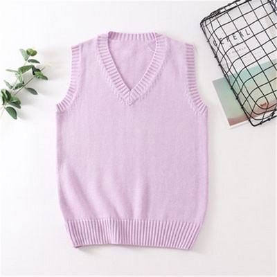 Korejas mode 2020 Japāna Skolas meiteņu formas tērps Veste Džemperis Navy Ikdienas ielas apģērbs Modes retro sieviešu jauni topi PZ3071