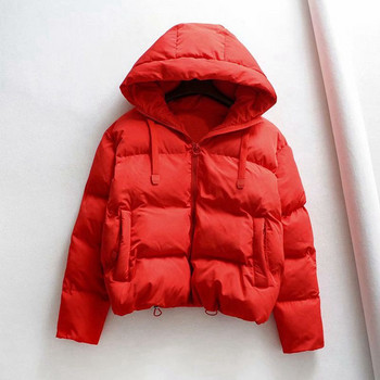 Μπουφάν με βαμβακερή επένδυση Winter Hooded Parkas Γυναικείο τζάκετ Warm Down Plus Size Γυναικείο παλτό Thicken Γυναικείο Casual Γυναικείο μπουφάν