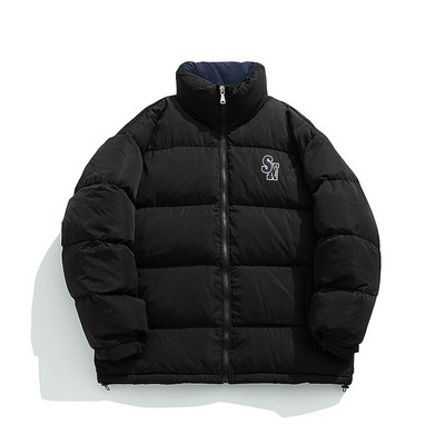 Ανδρικό μπουφάν Χειμερινό βαρύ Ζεστό βαμβακερό Πάρκα Hip Hop Oversize Bomber Harajuku Streetwear Μάρκα Γυναικεία μπουφάν πουπουλένια παλτό