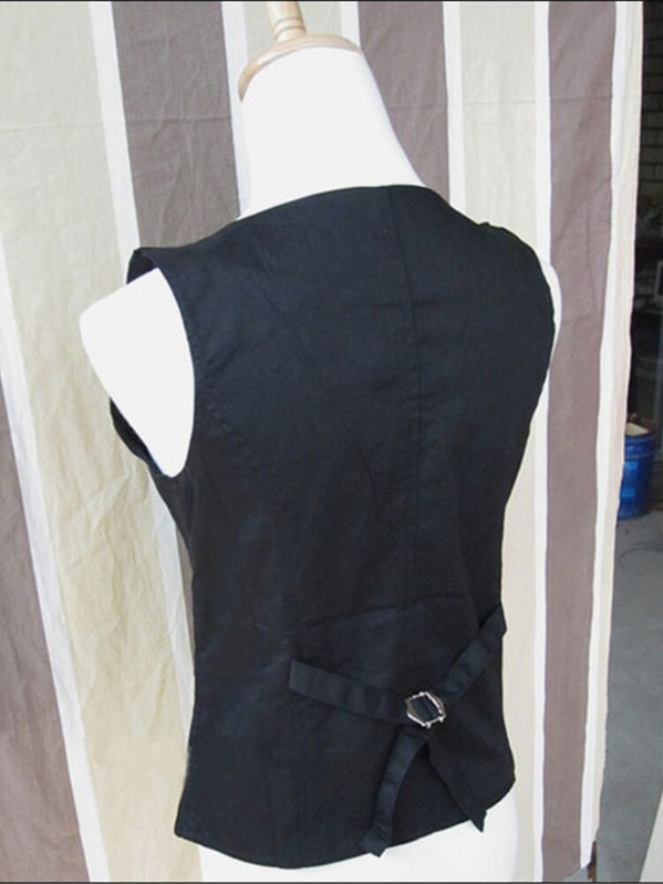 Aelegantmis Y2K Business Slim Sieviešu Vestes Biroja darbs Ikdienas veste Biroja Sieviešu Melns Vestes Mētelis Svinīgs Darba apģērbs Uniformas