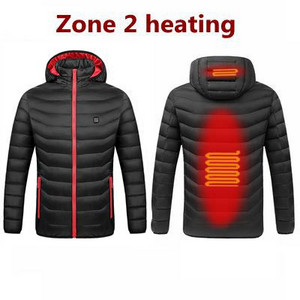 Χειμερινά γυναικεία θερμαινόμενα μπουφάν 9 ζωνών Γυναικεία χειμωνιάτικα ζεστά μπουφάν USB με φόδρα Έξυπνος θερμοστάτης Ρούχα με κουκούλα