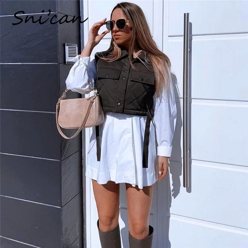 Gaono sieviešu veste vienkrāsains bez piedurknēm, pogāms, apgriezts, armijas zaļš/ melns/ brūns/ vīna sarkans