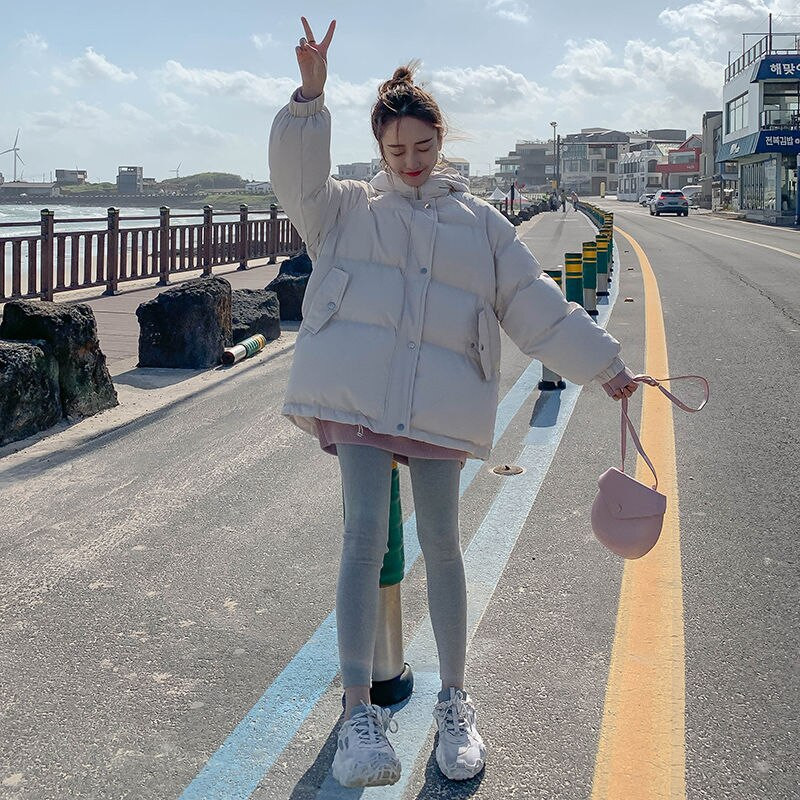 Sieviešu biezs silts parka mētelis brīvs liels sieviešu ziemas mētelis ar kapuci Virsdrēbes sieviešu jakas parkas